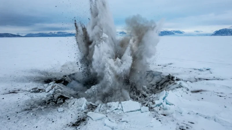 Pesona Pujaan Hati Bab 7459 Tembakan peringatan artileri militer AS meledakkan es di depan konvoi Jepang.